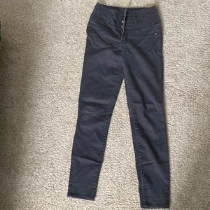 High Rise Gray Dress Pants